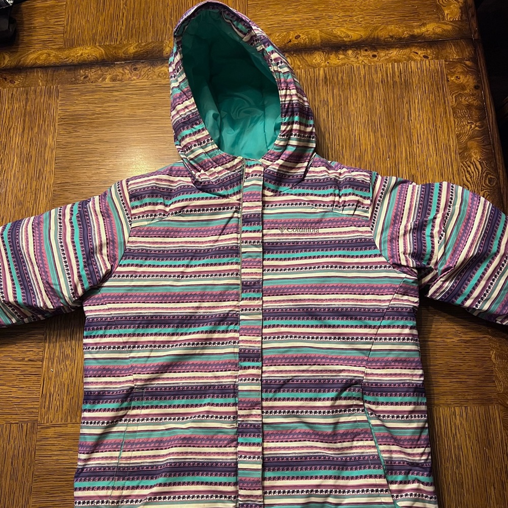 Columbia Sportswear Heavily Insulated Winter Snow Ski Jacket Youth L (14/16)